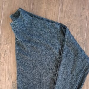 Dockers Charcoal Knit Sweater Mockneck